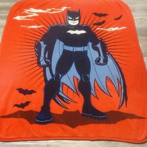 Batman Red Knight Throw Blanket‎ Measures 46 x 60 Inches